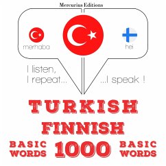 Cover Türkçe - Fince: 1000 temel kelime (MP3-Download)