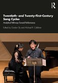 Twentieth- and Twenty-First-Century Song Cycles (eBook, ePUB)