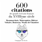 600 citations des grands écrivains français du XVIIIème siècle (MP3-Download)