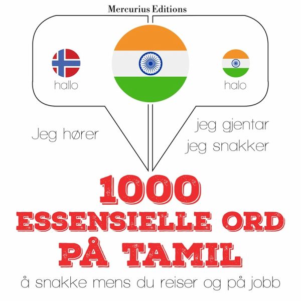 1000 essensielle ord på tamil (MP3-Download)