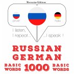 1000 essential words in German (MP3-Download)