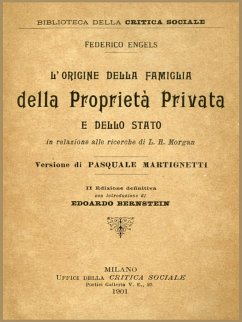 L'origine della Famiglia della Proprietà privata e dello Stato / in relazione alle ricerche di L. H. Morgan (eBook, ePUB) - Engels, Friedrich