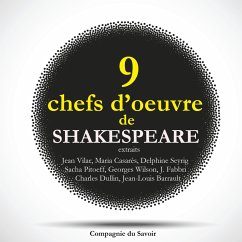 9 chefs d'oeuvre de Shakespeare au théâtre, extraits (MP3-Download) - Shakespeare, William