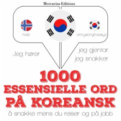 Cover 1000 essensielle ord på koreansk (MP3-Download)
