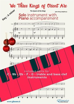 We Three Kings of Orient Are (key Am) for solo instrument w/ piano (fixed-layout eBook, ePUB) - Henry Hopkins Jr., John