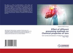 Effect of different processing methods on Chemical properties of taro