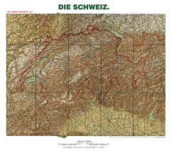 Historische Karte: Die SCHWEIZ - um 1905 [gerollt] - Herrich, A.;F., Handtke