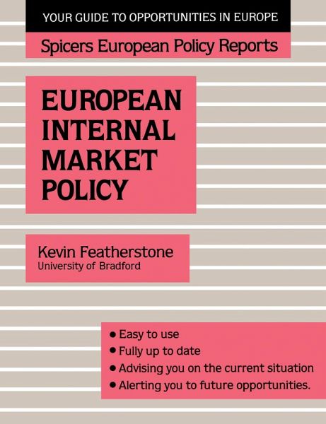 Spicers;Europ Internal Mar Pol (eBook, PDF)