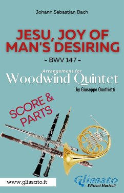 Jesu, joy of man's desiring - Woodwind Quintet - Parts & Score (fixed-layout eBook, ePUB) - Onofrietti, Giuseppe; Sebastian Bach, Johann