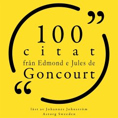 100 citat från Edmond e Jules de Goncourt (MP3-Download) - de Goncourt, Edmond e Jules