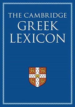 The Cambridge Greek Lexicon 2 Volume Hardback Set - Faculty of Classics