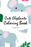 Cute Elephants Coloring Book for Children (6x9 Coloring Book / Activity Book)