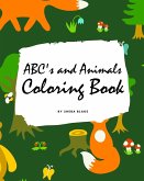 ABC's and Animals Coloring Book for Children (8x10 Coloring Book / Activity Book)