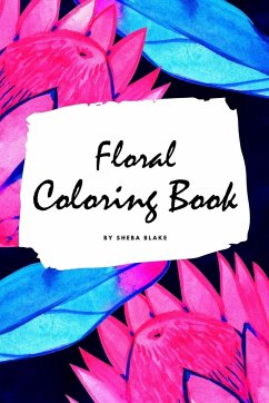 Cover Floral Coloring Book for Young Adults and Teens (6x9 Coloring Book / Activity Book)