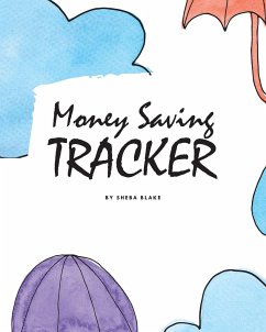 Money Saving Tracker - $10K USD Saving Challenge (8x10 Softcover Log Book / Tracker / Planner) - Blake, Sheba