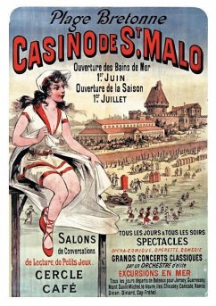 Carnet Ligné Affiche Casino Saint-Malo - Sans Auteur