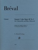 Bréval - Sonata C major op. 40 no. 1 for Violoncello and Bass (Piano) Bréval - Sonata C major op. 40 no. 1 for Violoncello and Bass (Piano)
