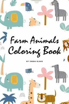 Farm Animals Coloring Book for Children (6x9 Coloring Book / Activity Book) - Blake, Sheba