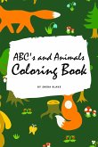 ABC's and Animals Coloring Book for Children (6x9 Coloring Book / Activity Book)