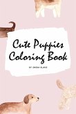Cute Puppies Coloring Book for Children (6x9 Coloring Book / Activity Book)