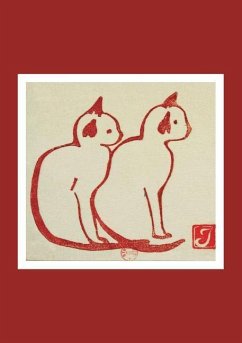 Carnet Ligné Deux Chats, Estampe - Isaac, Alphonse