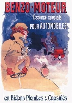 Cover Carnet Ligné Affiche Benzo Essence Automobiles
