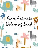 Farm Animals Coloring Book for Children (8x10 Coloring Book / Activity Book)