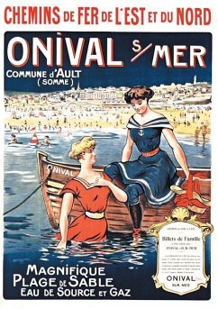 Carnet Ligné Ligné Affiche Chemins de Fer Onival-Sur-Mer - Sans Auteur