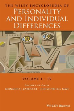 Cover The Wiley Encyclopedia of Personality and Individual Differences, 4 Volumes, Set (eBook, ePUB)
