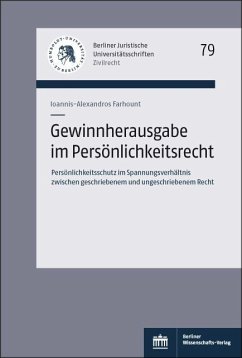 Cover Gewinnherausgabe im Persönlichkeitsrecht (eBook, PDF)