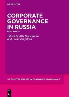 Cover Corporate Governance in Russia (eBook, ePUB)
