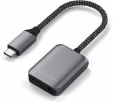 Satechi USB-C to 3.5mm Audio & PD Adapter space gray