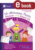 10-Minuten-Tests Deutsch - Klasse 3/4 (eBook, PDF)