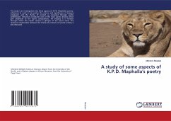 A study of some aspects of K.P.D. Maphalla's poetry