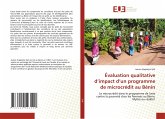 Évaluation qualitative d¿impact d¿un programme de microcrédit au Bénin