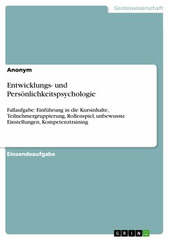 Entwicklungs- und Persönlichkeitspsychologie (eBook, PDF)