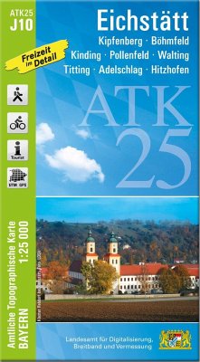 Cover ATK25-J10 Eichstätt (Amtliche Topographische Karte 1:25000)