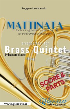 Mattinata - Brass Quintet (parts & score) (fixed-layout eBook, ePUB) - Leoncavallo, Ruggero; Leone, Francesco