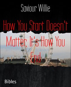 How You Start Doesn't Matter, It's How You End (eBook, ePUB) - Willie, Saviour