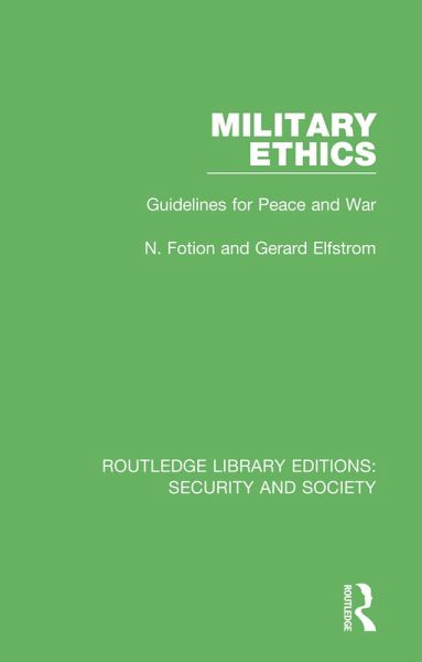Military Ethics (eBook, PDF)