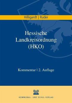 Hessische Landkreisordnung (HKO) - Hilligardt, Jan;Ruder, Tim