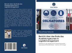 Bericht über das Ende des Ausbildungskurses in Logistikmanagement