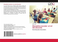 Disciplina escolar: el rol del docente