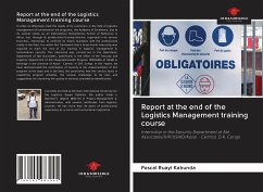 Report at the end of the Logistics Management training course