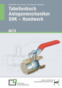 Tabellenbuch Anlagenmechaniker SHK - Handwerk - Bux, Hermann;Hense, Bertram;Laß, Hans-Peter