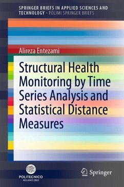 Cover Structural Health Monitoring by Time Series Analysis and Statistical Distance Measures