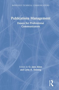 Publications Management (eBook, PDF) - Allen, O. Jane; Deming, Lynn H