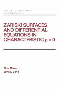 Zariski Surfaces and Differential Equations in Characteristic P < O (eBook, PDF) - Blass, Piotr