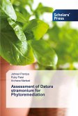 Assessment of Datura stramonium for Phytoremediation