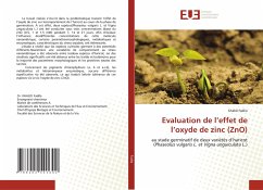 Evaluation de l¿effet de l¿oxyde de zinc (ZnO) - Fadila, Khaldi